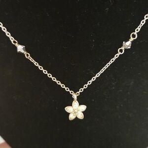 Brighton Enchanting Flower Silver-Tone Necklace